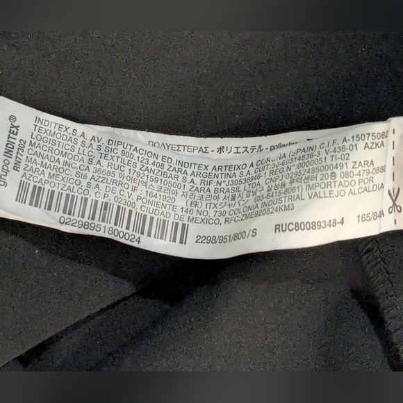 Zara Little Balck Dress Open Mid Cut Out Rhinestone String Strap Size Small - Picture 13 of 13